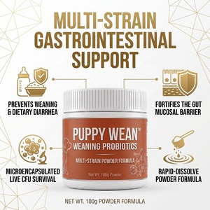 Probiotici in Polvere Premium per lo Svezzamento dei Cuccioli, Supporto Digestivo Multi-Ceppo, Integratore GMP OEM - Product Image 1