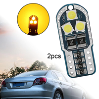 2/10 Stück T10 W5W 194 168 Auto-LED-Blinkerlichter Leselampen Glühbirnen Auto-Tür-Rückleuchten 3030 6SMD Weiß Rot Gelb Eisblau DC12V