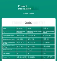 Résine époxy modifiée E54 20KG pour adhésifs de construction, revêtements sans colle, isolation électrique, boîtiers de transformateurs, applications marines