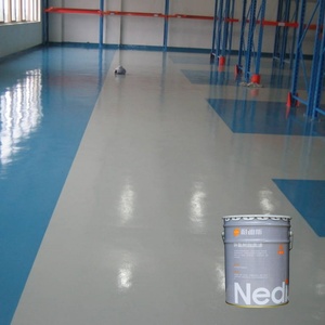 Peinture époxy autolissante pour sols, résistante à l'usure, sans poussière, haute brillance, pour parkings, entrepôts industriels, béton - Product Image 4