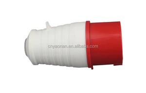 Prise industrielle étanche électrique de 32 ampères prise et prise de courant alternatif avec goupille de fusible prise de courant industrielle à 4 broches et 5 broches - Product Image 2