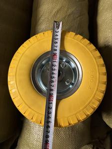 Prix d'usine <span class=keywords><strong>Roue</strong></span> en mousse PU de 10 pouces 3.00-4 avec jante en acier pour <span class=keywords><strong>brouette</strong></span> - Product Image 5