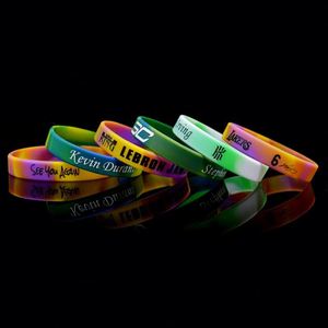 Bracelets en silicone personnalisés Créez vos propres bracelets en caoutchouc avec message ou logo Bracelet personnalisé de haute qualité - Product Image 6
