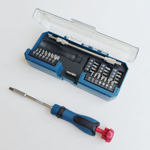 Lixin Ratchet Screwdriver Set 43 Pc Phillips Flathead Metric Home Use - Product Image 1