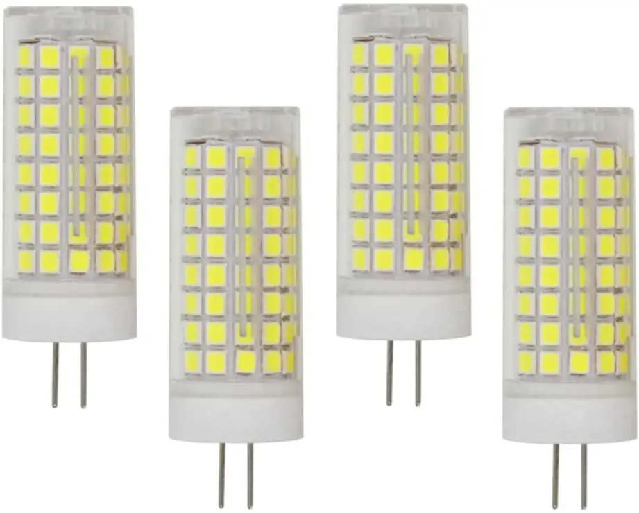 Led 12v Bulb G4 Bi-Pin Base 102 LED 2835 SMD 10W Equivalent To 100W Halogen Replacement AC/DC 12V No Flicker G4 Series LED SMD Bulbs