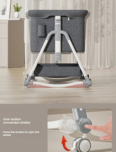 Cuna Colecho para Bebé, Fácil de Plegar, Cuna Portátil con Función de Balanceo 3 en 1, con Cesta de Almacenamiento Integrada para Recién Nacidos - Product Image 4