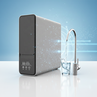 Système de filtration d'eau sans réservoir intelligent 1200 GPD sous évier avec rappel de durée de vie du filtre, pour usage domestique et hôtelier
