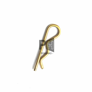 TOP GR5 titane R-Type ressort goupille fendue forme de vague pince fendue pince cheveux tracteur broche pour voiture moteur vélos verrouillage goupille fendue - Product Image 3