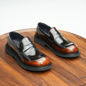 Chaussures en cuir pour hommes, grandes tailles, aspect haut de gamme, cuir brillant, coupe <span class=keywords><strong>large</strong></span>, mocassins décontractés d'été pour affaires - Product Image 6
