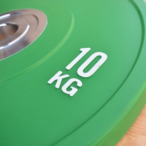 Plaques de protection pour haltères, haute élasticité, matériau écologique, plaque de protection en caoutchouc colorée pour la compétition de fitness - Product Image 6