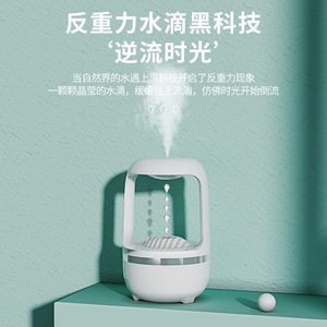 Home Humidifier With 2 8 Hours Timing Function USB Powered White And Black Quiet Operation Less Than 36 Db - Product Image 3