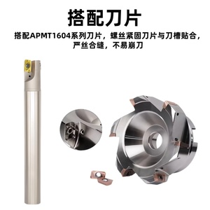 BAP300/BAP400 CNC supports de fraisage à épaulement à Angle droit pour <span class=keywords><strong>outil</strong></span> de <span class=keywords><strong>tournage</strong></span> avec APKT/APMT - Product Image 2