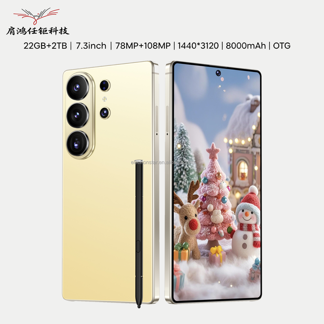 2026 Latest S26 ultra Nuevo Original 22G+2TB 7.3INCH Android Phone Full Screen Cell Phone Global Version Built-in Pen Design