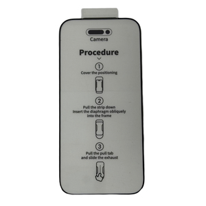 ฟิล์มกระจกนิรภัยแบบเต็มจอ 9H กันน้ำ ป้องกันรอยนิ้วมือ ติดตั้งง่าย ไม่มีฟองอากาศ สำหรับ <span class=keywords><strong>iPhone</strong></span> 17 Pro 17e - Product Image 2