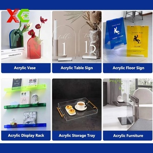 Panneau en plexiglas acrylique coulé anti-jaunissement pour <span class=keywords><strong>dessus</strong></span> de table basse irréguliers, PMMA durable pour la matière première des meubles d'intérieur - Product Image 6