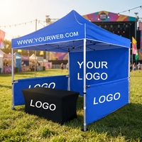 Tente en tissu Oxford personnalisée avec logo, directement de l'usine – Utilisation intérieure/extérieure, achat en gros pour événements de camping et locations commerciales en plein air