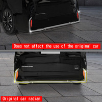 Pour Toyota ALPHARD/VELLFIRE série 40 bande de garniture de pare-chocs arrière ABS accessoires extérieurs pour les Modifications de voiture