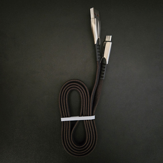 Portability 2A Flat Mermaid Fishtail Multi Nylon Woven Power Charging V8 Android Micro USB Cables