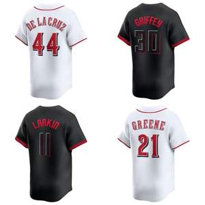 Maglia da baseball personalizzata Cincinnati Reds con logo ricamato e stampato - Servizio personalizzato per i tifosi dell'AL - Product Image 1