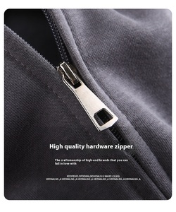 เสื้อฮู้ดดี้ผู้ชายผ้าเฟรนช์เทอร์รี่เนื้อหนัก 380 กรัม จากโรงงานจีน ผลิตจากโพลีเอสเตอร์ผสมคอตตอน พิมพ์โลโก้ตามสั่ง ปักลาย ทรงหลวม ใส่ได้ในฤดูหนาว - Product Image 5