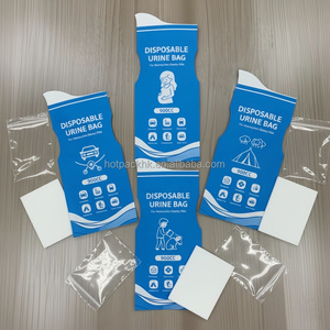 Absorbent Disposable Urine <b>Bags</b> for <b>Travel</b> & Camping Leak Proof & Custom Printed Pouch with Quick Turnaround & Low MOQ - Product Image 1