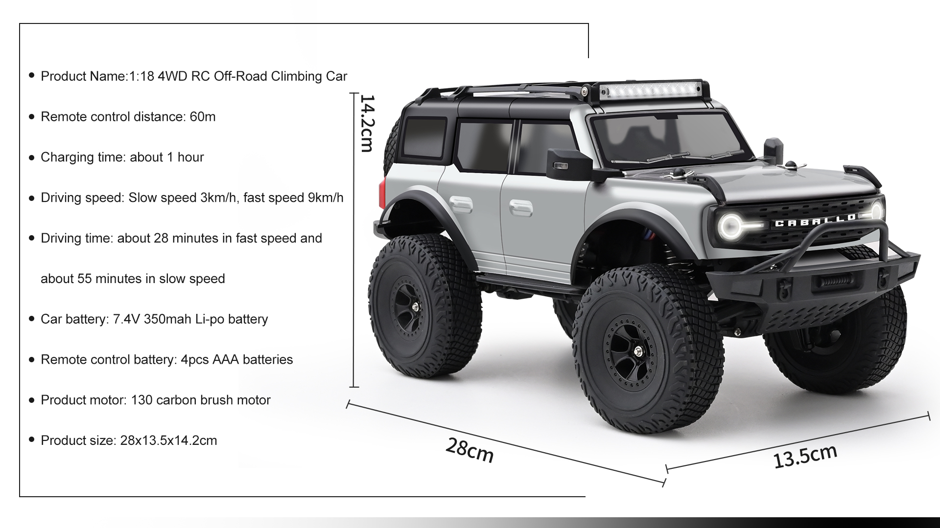 Wltoys 184023 RC Car - Electric 4WD Remote Control Truck