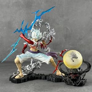 Figura de acción de PVC de One Piece: Nika Luffy con circuito de flash, voladora, de cinco velocidades, Dios del Sol, anime - Product Image 2