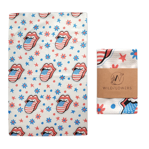 منسوجات Wuxi Ivy بشعار مخصص مطبوع من نسيج الوافل المنسوج مناشف المطبخ من الألياف الدقيقة منشفة شاي الوافل مع غلاف ورقي - Product Image 2