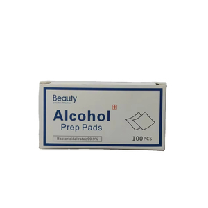 Venta al por Mayor de 100 Toallitas de Algodón 100% Puro con <span class=keywords><strong>Alcohol</strong></span>, Envueltas Individualmente, con 75% de <span class=keywords><strong>Etanol</strong></span> para Uso Diario - Product Image 1