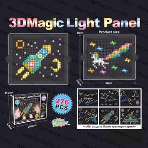 Boutique en ligne hotsale Pixel Tablet DIY Perles lumineuses Blocs Jouets d'apprentissage électroniques Jouet classique Cadeau pour filles et garçons de 4 ans et plus - Product Image 4