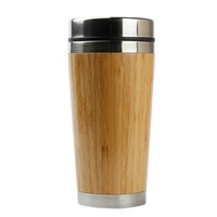 Botol Air Bambu Besar Ramah Lingkungan Grosir Baru dengan Infuser Teh Stainless Steel Standar AS Hadiah Bisnis LOGO Dapat Disesuaikan