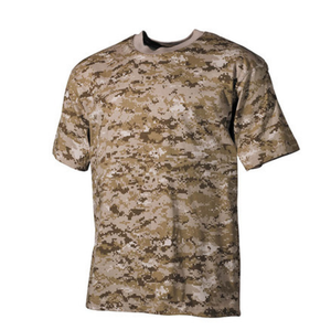 เสื้อยืดคอกลมลายพราง ผ้าฝ้ายถักทั้งตัว ระบายอากาศ แห้งเร็ว สำหรับเล่นกีฬาและวิ่ง  แบบสำเร็จรูปและแบบสั่งทำได้ - Product Image 1