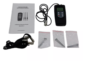 VM-6380-3 เครื่องวัดการสั่นสะเทือนแบบสามช่องสัญญาณ เครื่องมือวัดการสั่นสะเทือน - Product Image 4