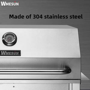 رف شواء كهربائي مدمج بدون دخان من الفولاذ المقاوم للصدأ لأعلى للطبخ المريح في الهواء الطلق مدمج للشواء الكهربائي - Product Image 4