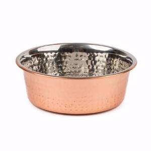 Bol pour chien en silicone et en acier inoxydable de 32oz bleu de qualité exportée servant et mangeoire pour animaux de compagnie nouveau titre - Product Image 2