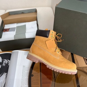Botas de Invierno de Alta Calidad, Diseño de Marca de Lujo, Cuero Genuino, Antideslizantes, Impermeables, para Senderismo - Product Image 4