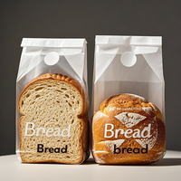 Bolsa de Plástico para Pan, Diseño Personalizado, Celofán para Alimentos, Empaque para Panadería, Tostadas, Sándwiches