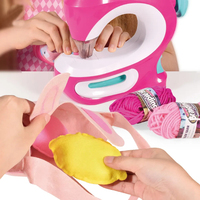 Enfants Mini Machine à coudre jouet semblant jouer Simulation sans fil appareil ménager Machine à coudre jouet pour enfants