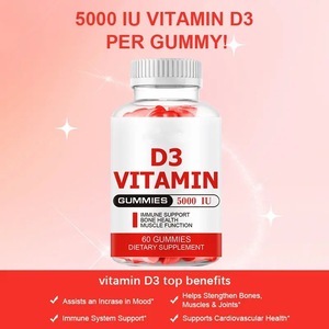 Suplementos de Vitamina D3 en Gomitas de Alta Potencia de Marca Privada OEM para la Salud Ósea y el Apoyo Inmunitario con Sabor a Fruta Natural - Product Image 2