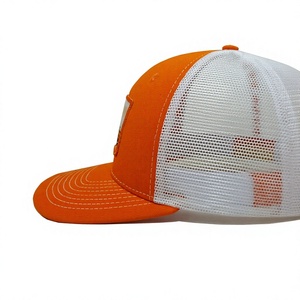 Gorra Bordada al por Mayor con Parche Vintage de Atardecer, Gorra de 6 Paneles con Malla, Perfil Medio, Estructurada, para Hombre, de Alta Calidad - Product Image 3