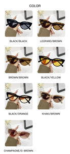 SPARLOO 50333 personalizzare il Logo europeo americano di moda Cat Eye <span class=keywords><strong>occhiali</strong></span> <span class=keywords><strong>da</strong></span> <span class=keywords><strong>sole</strong></span> semplici tutte le partite Casual montatura sottile piede nuovo 2025 - Product Image 4