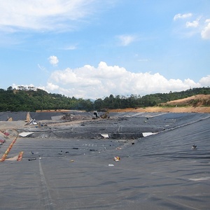 Cường độ cao PP nhựa hai trục geogrid Đất Gia cố lưới cho cơ sở đường và ổn định nền tảng - Product Image 1