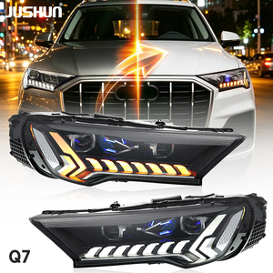 ไฟหน้า LED JUSHUN สำหรับ Q7 รุ่นเลเซอร์ ปี 2020-2023 อัพเกรดหลอดไฟคุณภาพสูง ชุดไฟหน้าพร้อมไฟวิ่งกลางวัน ความสว่างสูง - Product Image 2