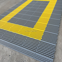 40*40*3cm Umweltfreundlicher PP Modularer Ineinandergreifender Bodengitterrost Kratzfest Verschleißbeständig Wasserdicht für Autowaschanlagen und Werkstätten