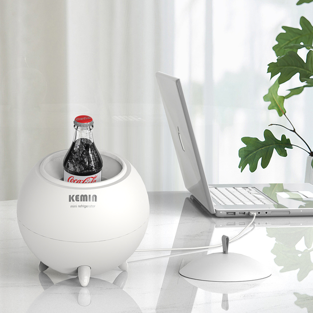 China Mini USB Fridge Portable Freezer Beverage Drink Cans Cooler Unique Gift Ideas for Car & Household Application