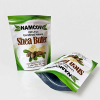 Sachet Doypack Personnalisé en Mylar Imprimé avec Fermeture Zip Refermable pour Beurre de Karité, Cosmétiques, Soins Corporels et Capillaires