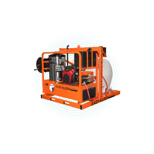 Hidrolavadora Industrial Gigante de Agua Caliente a Gas y Petróleo, Diseñada para Lavado Potente con Agua Caliente de Camiones y Espacios Exteriores - Product Image 1