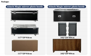 Miroir magique pour selfie facile avec rideau scintillant, équipement holographique compatible avec l'appareil photo - Product Image 6