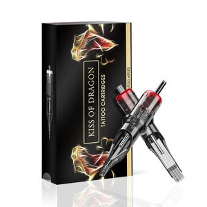 20 pièces/boîte jetable stérilisé sécurité 12 #0.35mm RS doublure ronde RL cartouche RM courbé <span class=keywords><strong>Magnum</strong></span> aiguille de tatouage pour le maquillage permanent - Product Image 1