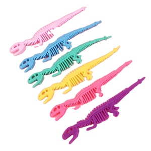 2023 Bracelet Fidget en TPR souple, jouet à étirer en forme de nouille, <span class=keywords><strong>dinosaure</strong></span> <span class=keywords><strong>fossile</strong></span>, jouet de décompression pour enfants contre l'anxiété - Product Image 4